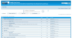 Desktop Screenshot of health-food-forum.com