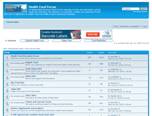 Tablet Screenshot of health-food-forum.com